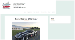 Desktop Screenshot of corvettesforchip.com